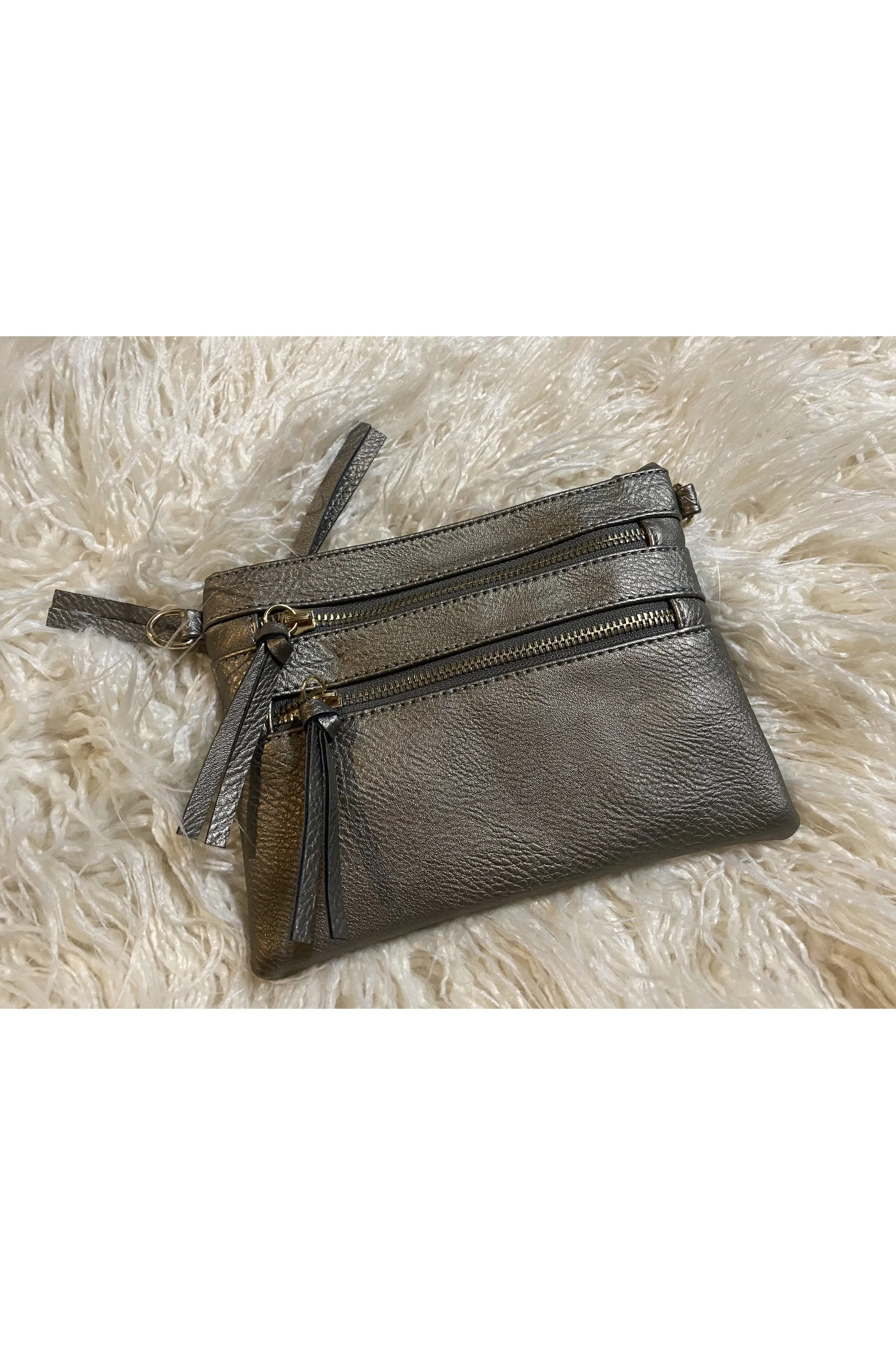 Zipper crossbody or clutch