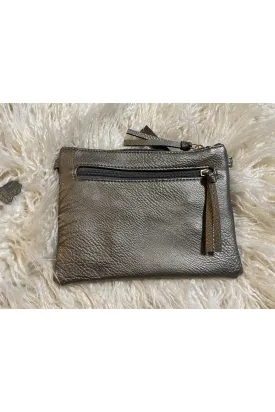 Zipper crossbody or clutch